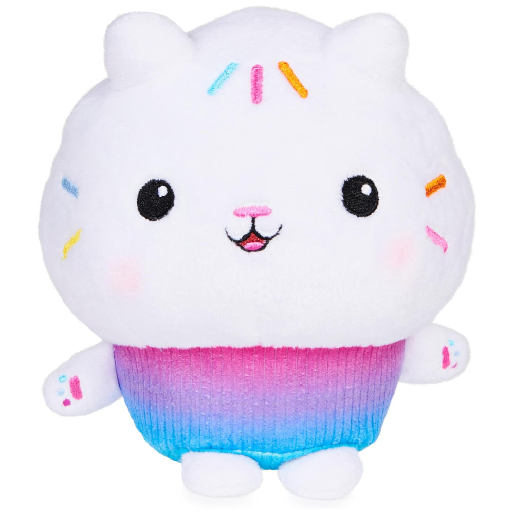 Pelúcia Cakey Cat para Crianças a partir de 3 anos, GABBYS DOLLHOUSE 6062325, Branco