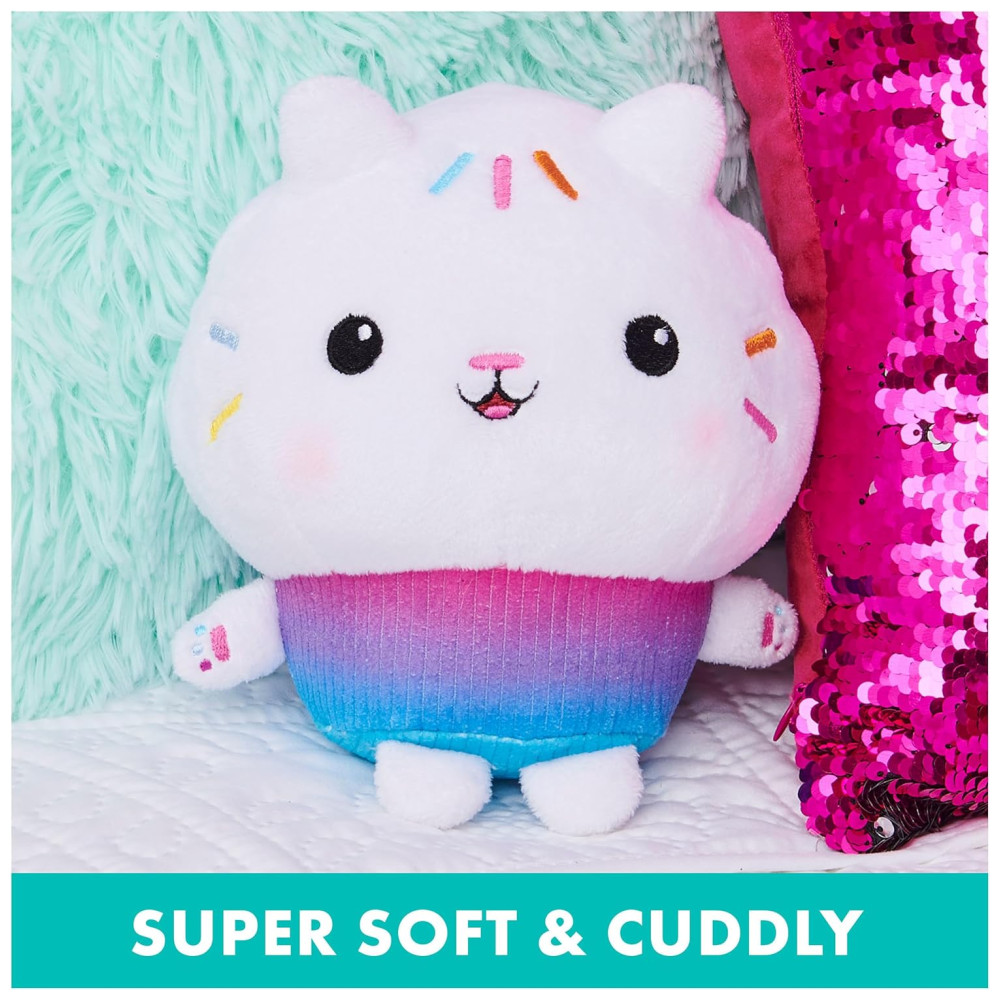 ECTQ24CMDTT80B_2-3.jpg - Pelúcia Cakey Cat para Crianças a partir de 3 anos, GABBYS DOLLHOUSE 6062325, Branco
