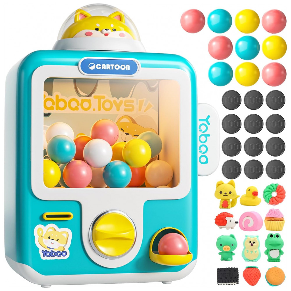 ECTQ266ZMWPD0B_0-1.jpg - Máquina de Garra Azul Skirfy – Mini Arcade Infantil com 12 Brinquedos, Ovos‑Surpresa, Luzes e Música