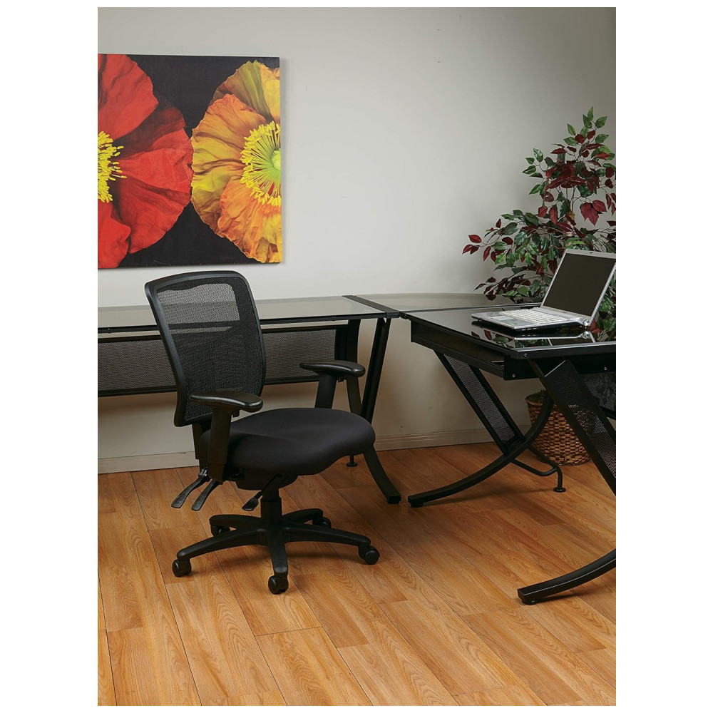 ECTQ281P05400B_1-1.jpg - Cadeira de Escritório Ergonômica Giratória com Suporte Lombar e Altura Ajustáveis OFFICE STAR 92892 30 Preto