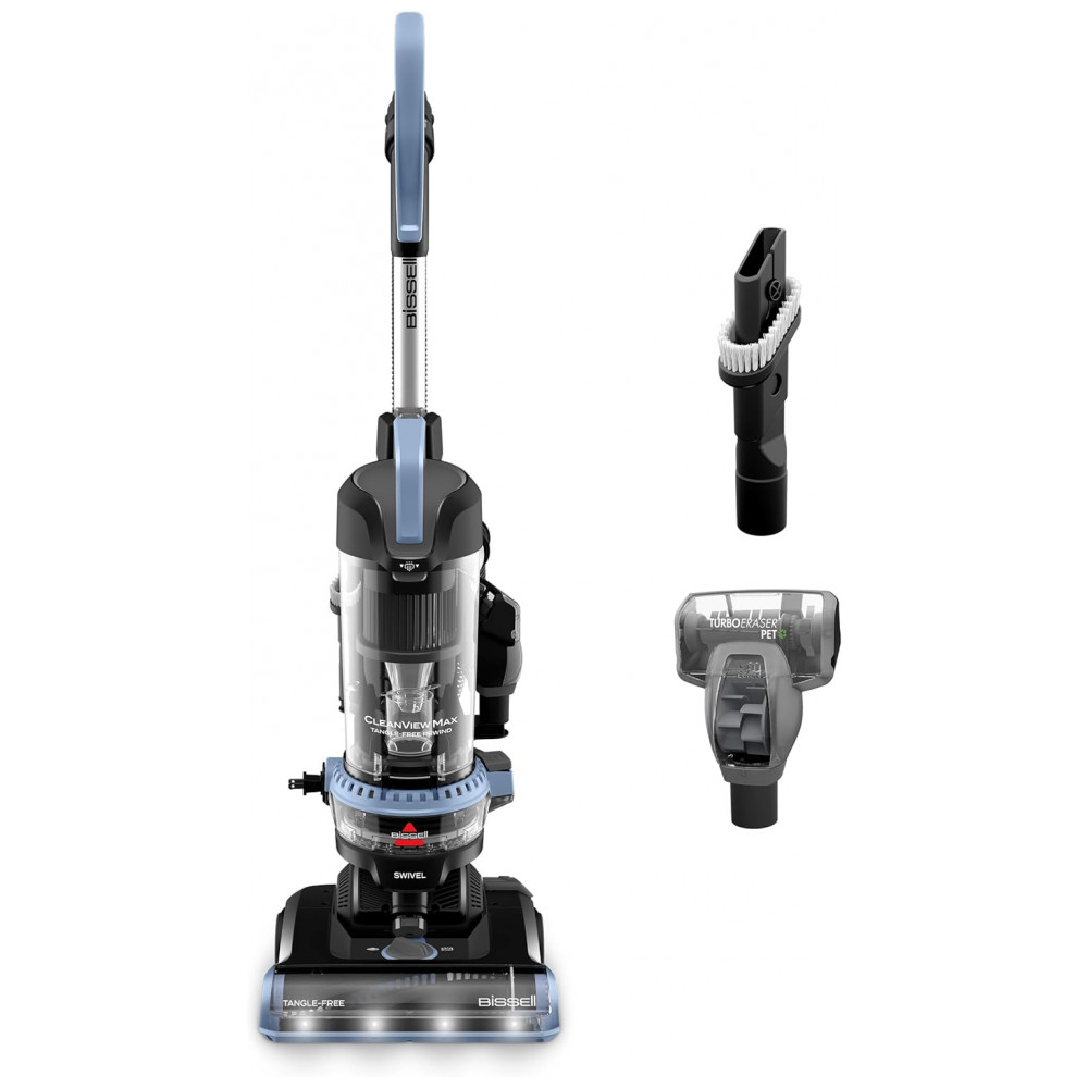 ECTQ2M9WCQYD0B_0.jpg - BISSELL CleanView Max TangleFree Rewind com Faróis de LED, Escova Livre de Embaraços, Recolhimento Automático do Cabo e Ferramentas para Animais de Es