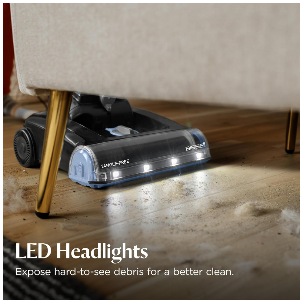 ECTQ2M9WCQYD0B_1.jpg - BISSELL CleanView Max TangleFree Rewind com Faróis de LED, Escova Livre de Embaraços, Recolhimento Automático do Cabo e Ferramentas para Animais de Es