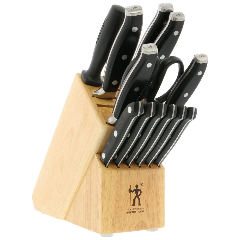 ECTQ2UH5C8B00B_0-1.jpg - Conjunto de Facas com Afiador Embutido e Bloco de Bancada 14 Peças HENCKELS 16932 000 Preto
