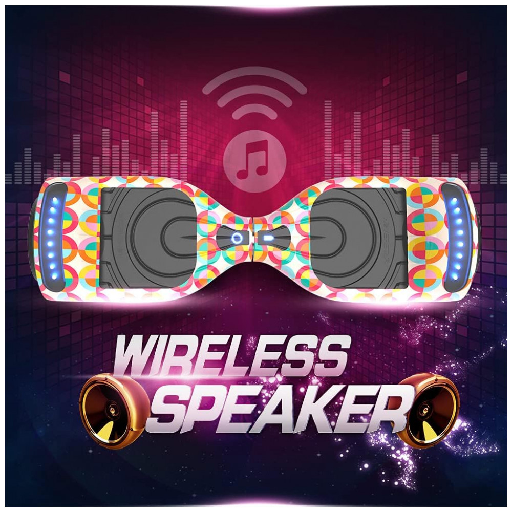 ECTQ2VWVS9390B_3-1.jpg - Hoverboard Certified HS2.01 com Roda Flash Bluetooth e Luzes de LED Patinete Elétrico Autobalanceado Caleidoscópio