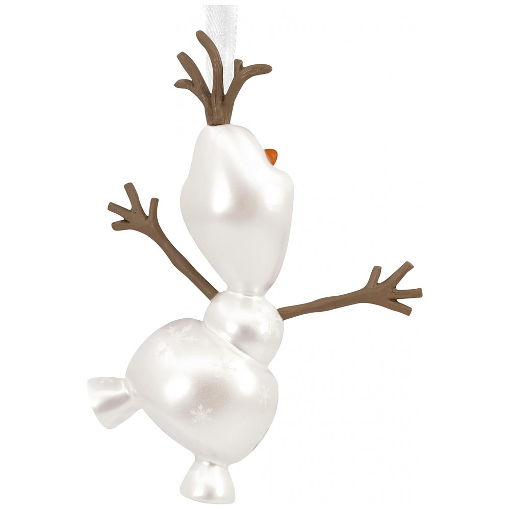 ECTQ2WS7BPJ90B_1-1.jpg - Enfeite Natalino Hallmark Disney Frozen Olaf 2HCM9020, Resina com Acabamento Perolado e Glitter