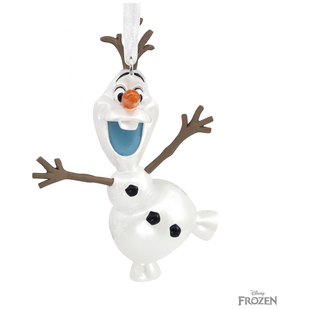 ECTQ2WS7BPJ90B_5-1.jpg - Enfeite Natalino Hallmark Disney Frozen Olaf 2HCM9020, Resina com Acabamento Perolado e Glitter