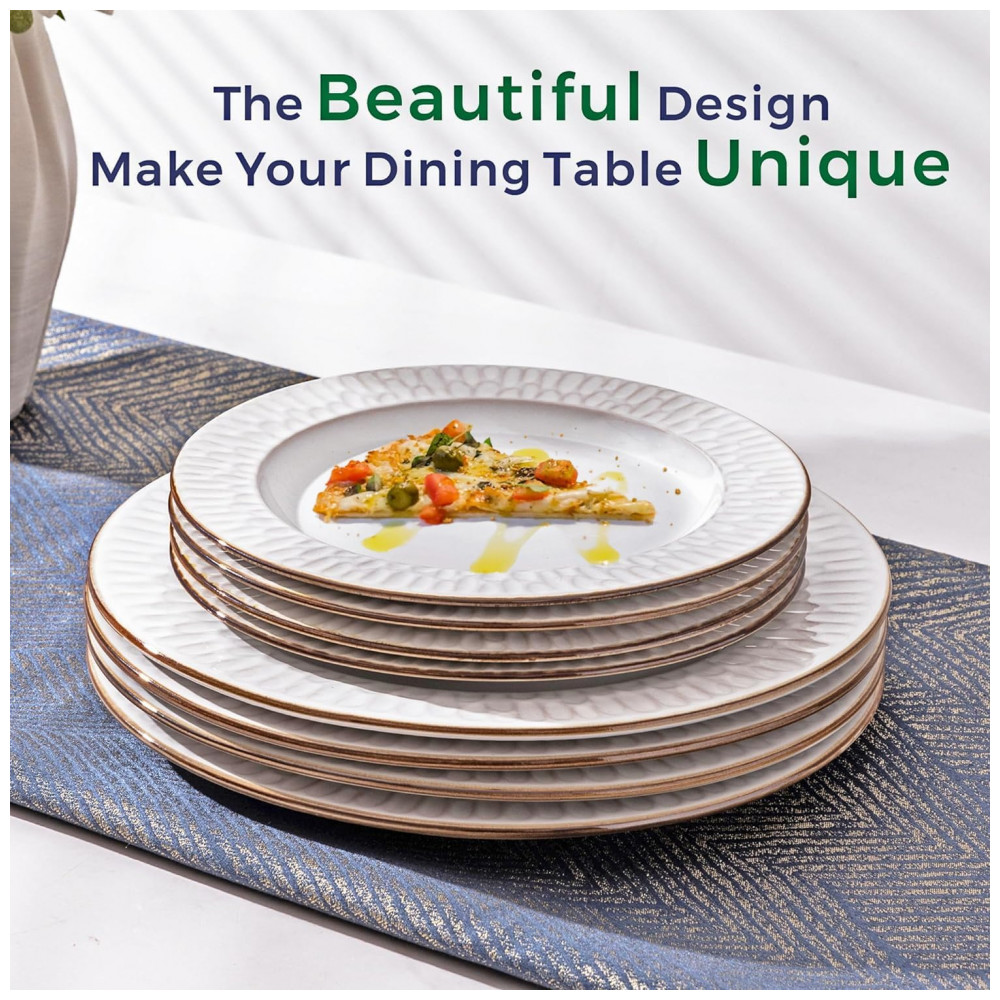 ECTQ2XB72PKC0B_3-1.jpg - Jogo de Louça em Cerâmica GBHOME, 12 peças com Design Elegante em Alto-relevo, Conjunto de Pratos e Tigelas em Stoneware, Presente de Casamento e Chá