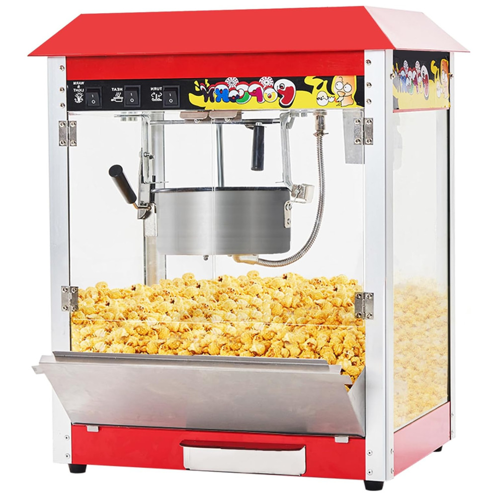 ECTQ319N99PC0B_0-1.jpg - Máquina de Pipoca Comercial 1300W Chaleira 035g Produz Mais de 60 Xícaras DEYGIA