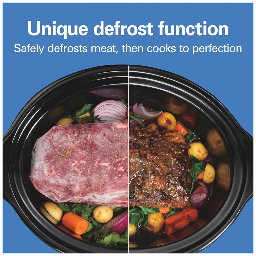 ECTQ33NWN1X80B_1-1.jpg - Panela Elétrica de Cozimento Lento Programável Digital Portátil Hamilton Beach 5,68 litros Set Forget com Trava de Tampa, Sonda de Temperatura, Função de