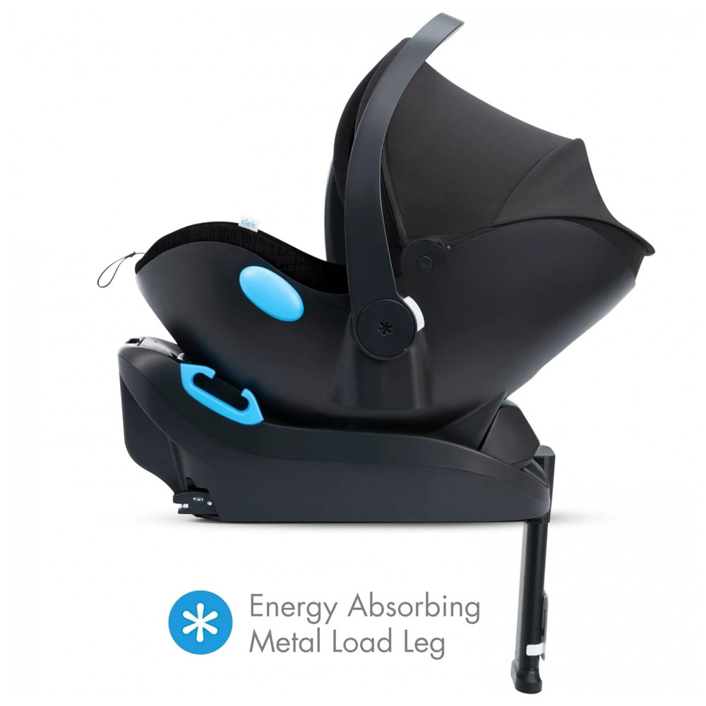 Cadeirinha de Carro para Bebê Clek Liing com Perna de Suporte Ajustável, Design Compacto e Leve, 7 Posições de Reclinação, Instalação Rígida de Fácil - Imagem 4