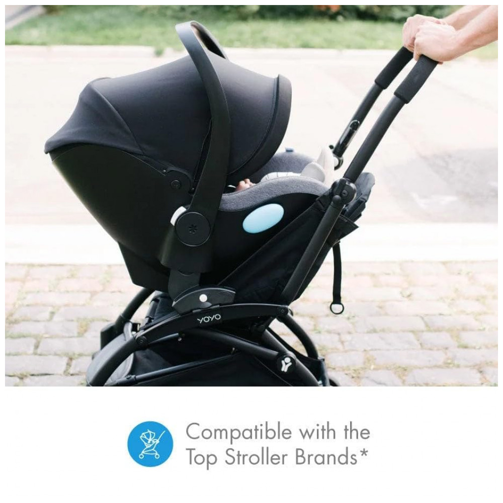 Cadeirinha de Carro para Bebê Clek Liing com Perna de Suporte Ajustável, Design Compacto e Leve, 7 Posições de Reclinação, Instalação Rígida de Fácil - Imagem 8