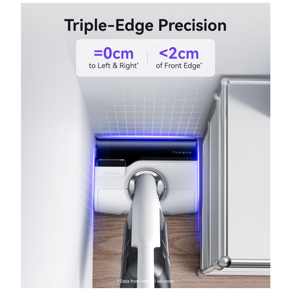 ECTQ36VTFWBF0B_6-1.jpg - Aspirador de Pó NARWAL S30 Molhado e Seco com Sucção de 20000Pa, Autolimpeza a 176F, Secagem Aquecida, Saco de Resíduos Descartável, Sem Emaranhados,