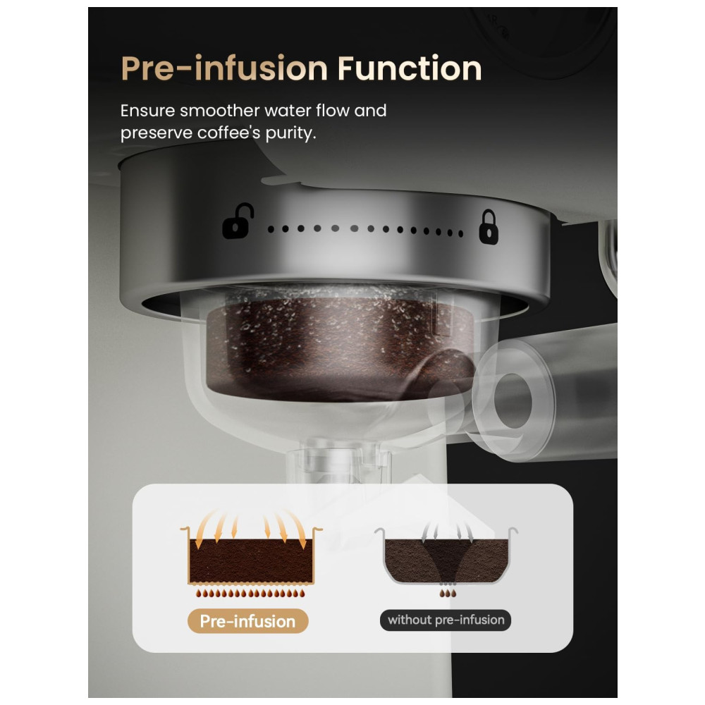 ECTQ399QRNQC0B_2-1.jpg - Máquina de Café Expresso 15 Bar com Bocal de Leite e Tanque de Água Removível de 18L 110V 1450W Neretva Branca