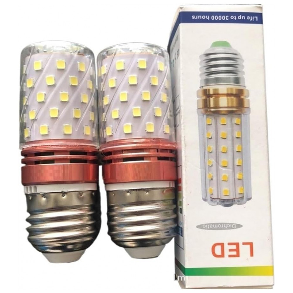 ECTQ3BJCLMPF0B_6-1.jpg - YSJX Lights Pack 20 Lâmpadas LED Corn E27/E14 18W 8500LM Luz Quente Tricolor para Casa, Pendentes e Iluminação Residencial Econômica,Generic