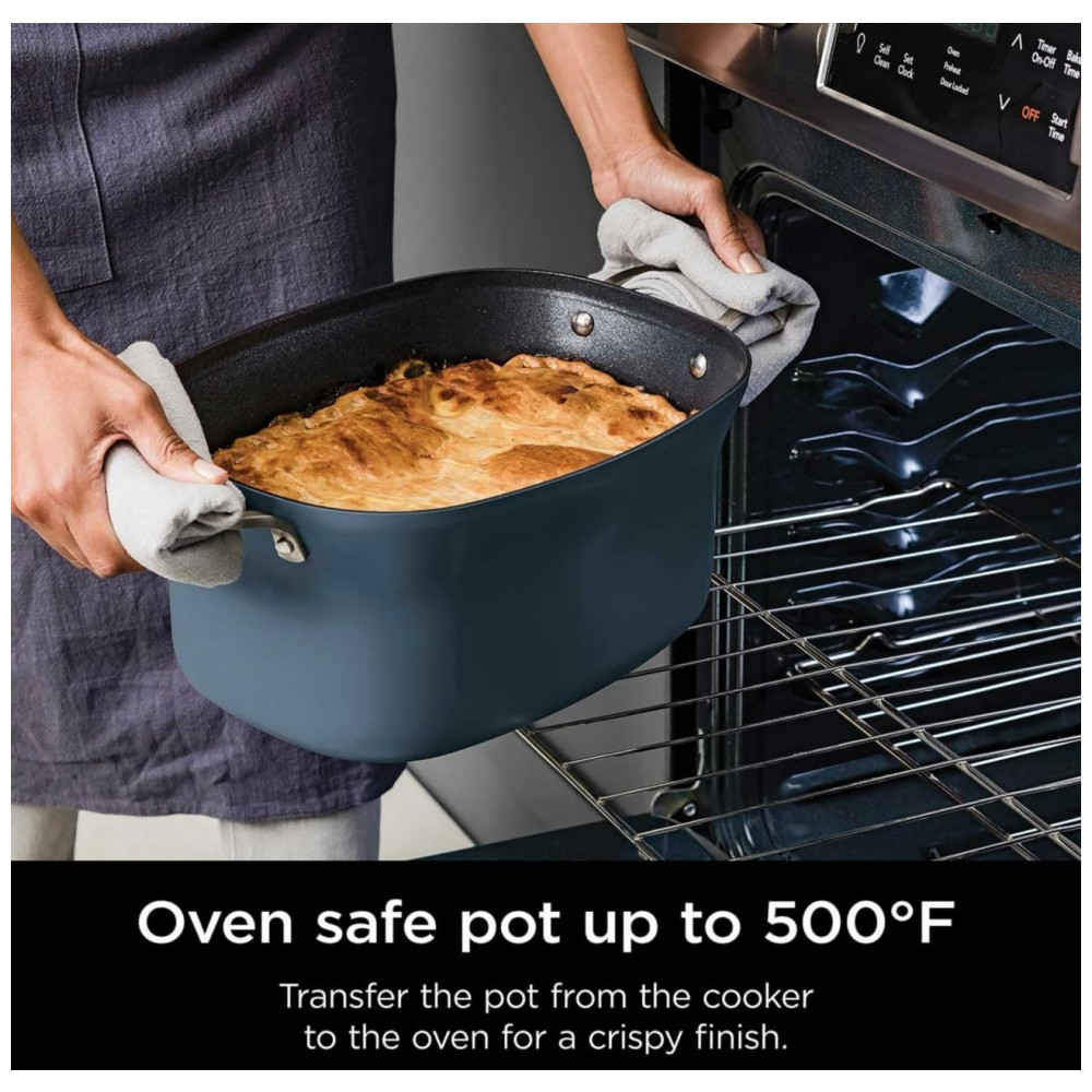 ECTQ3CD3YDSF0B_4-1.jpg - Ninja Foodi PossibleCooker PRO 805 litros MultiCooker MC1001 com 8 em 1 Cooker Lento Forno Holandês Vaporizador e Mais Tampa de Vidro com Colher