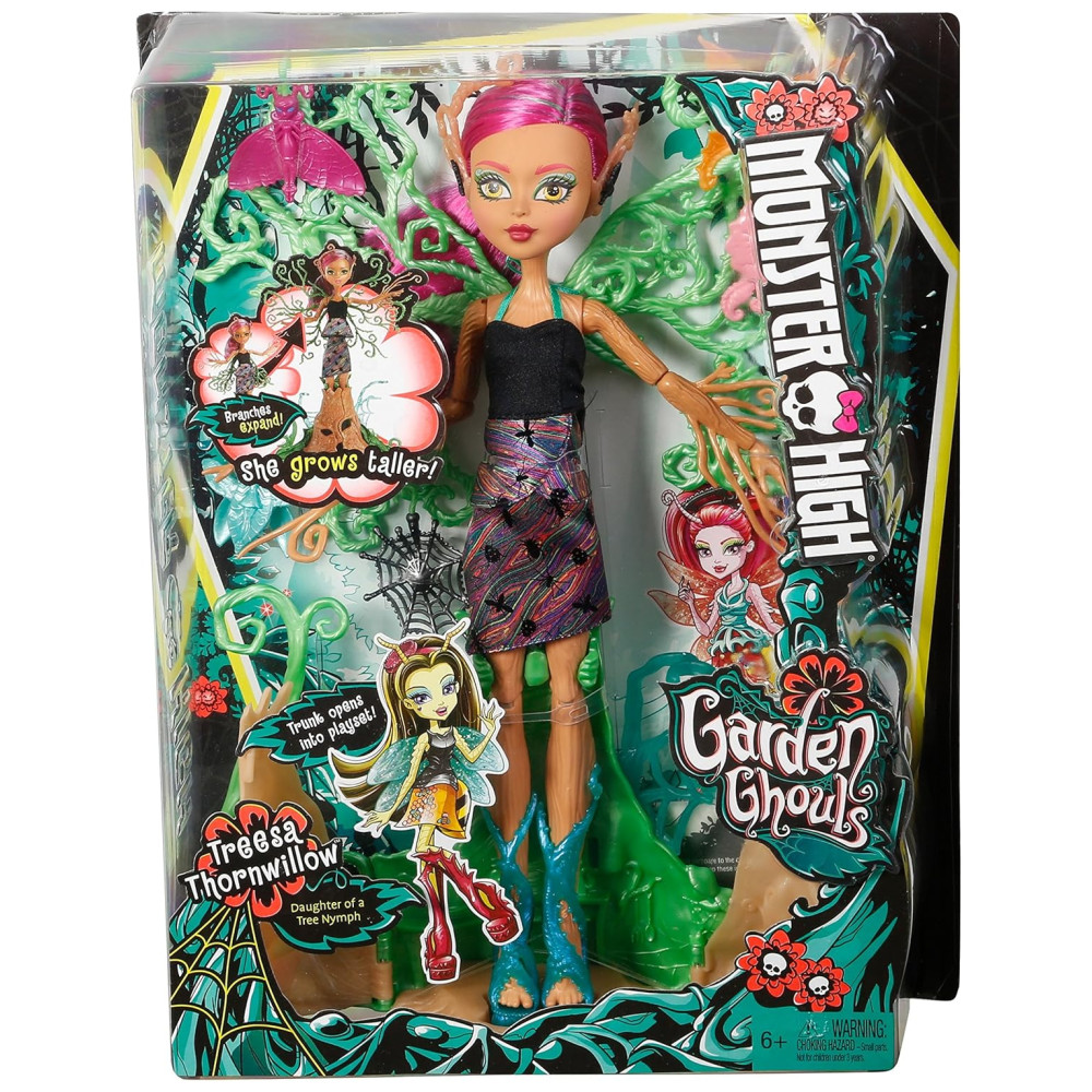 ECTQ3CFMTGN10B_4-1.jpg - Monster High Boneca Garden Gouls para Crianças a partir de 6 Anos MATTEL FCV59 Verde