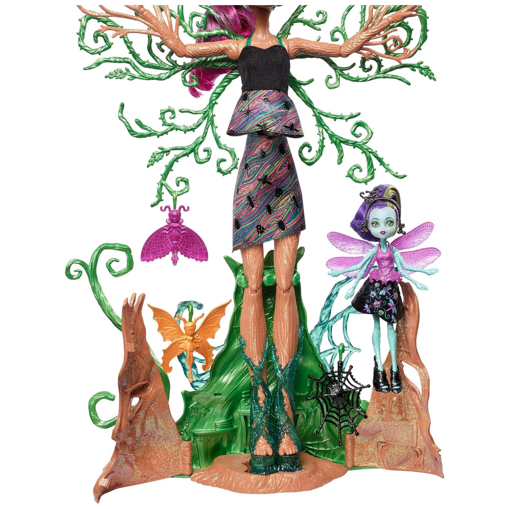 ECTQ3CFMTGN10B_5-1.jpg - Monster High Boneca Garden Gouls para Crianças a partir de 6 Anos MATTEL FCV59 Verde