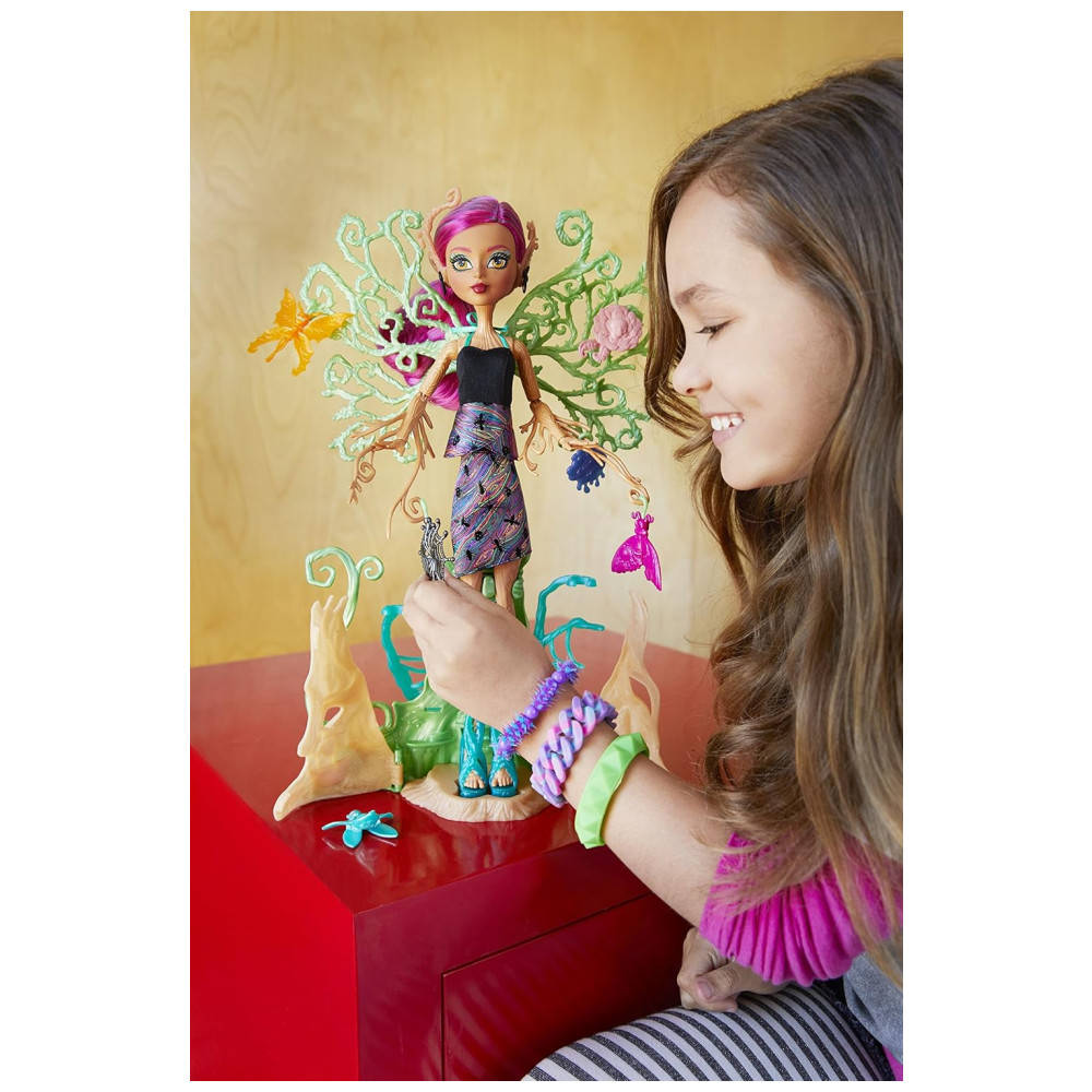 ECTQ3CFMTGN10B_7-1.jpg - Monster High Boneca Garden Gouls para Crianças a partir de 6 Anos MATTEL FCV59 Verde