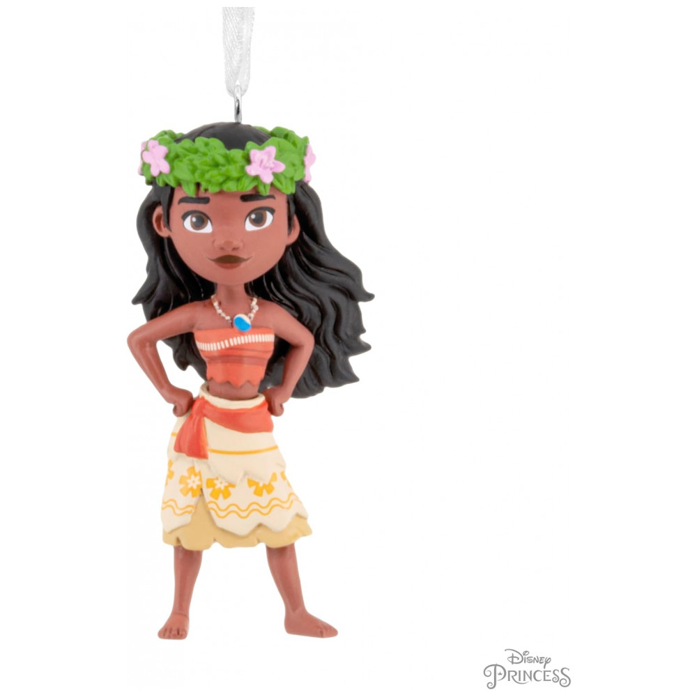 ECTQ3PWWXWQD0B_7-1.jpg - Enfeite Natalino Hallmark Keepsake 2025 Disney Princesa Moana Estilizada, Resina, 3,8 x 7,6 x 3,2cm