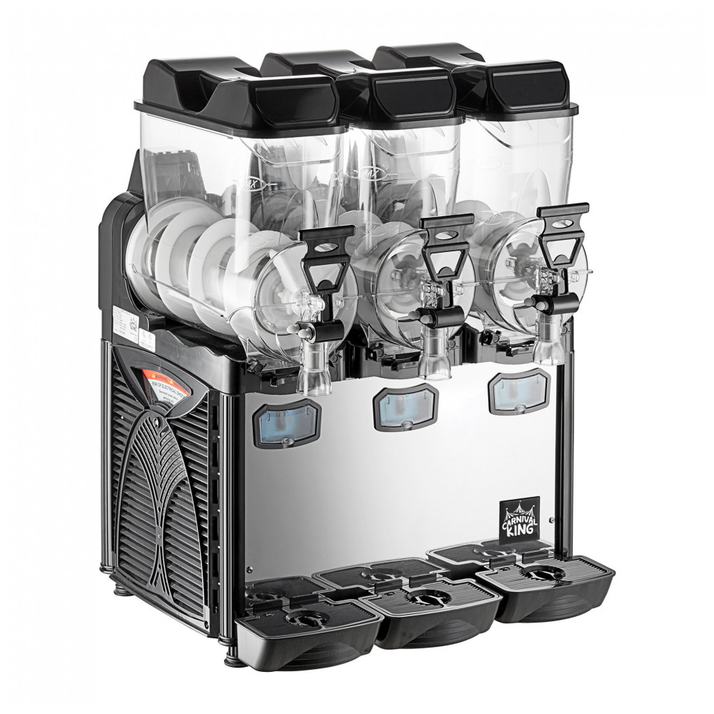 Máquina de Bebidas Congeladas Granita Triple 9,8 Litros Carnival King 110V