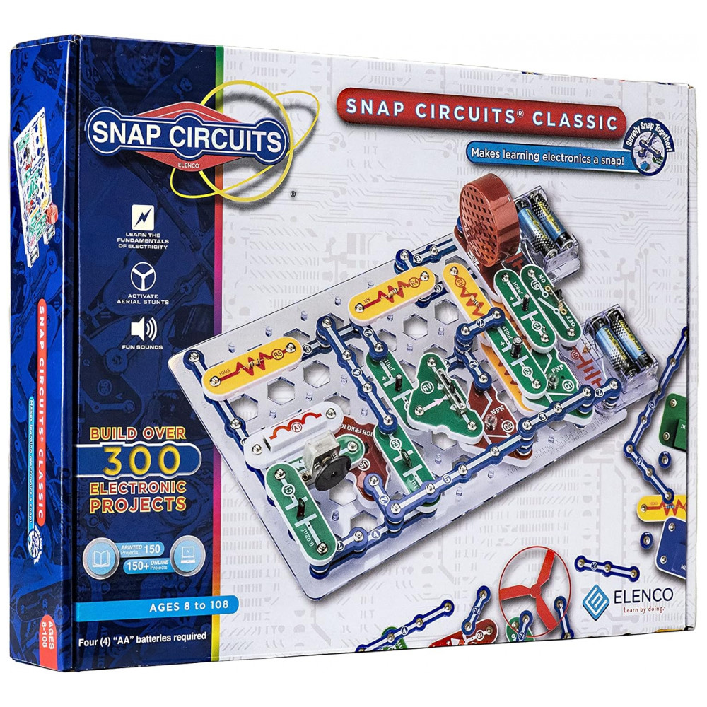 ECTQ4A3860000B_0-1.jpg - Snap Circuits SC-300 – Kit Educacional de Eletrônica com Mais de 300 Projetos para Crianças a Partir de 8 Anos