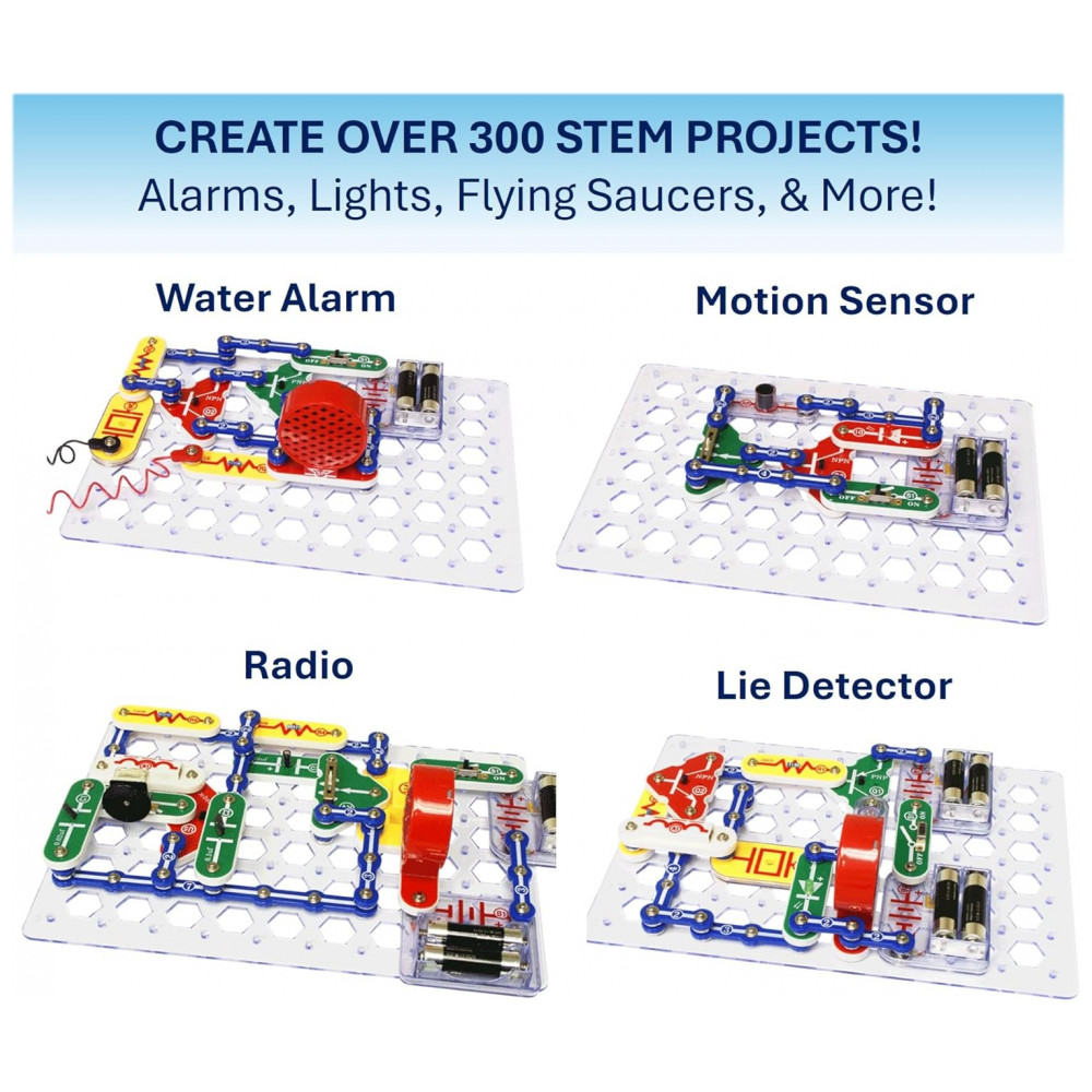 ECTQ4A3860000B_7-1.jpg - Snap Circuits SC-300 – Kit Educacional de Eletrônica com Mais de 300 Projetos para Crianças a Partir de 8 Anos