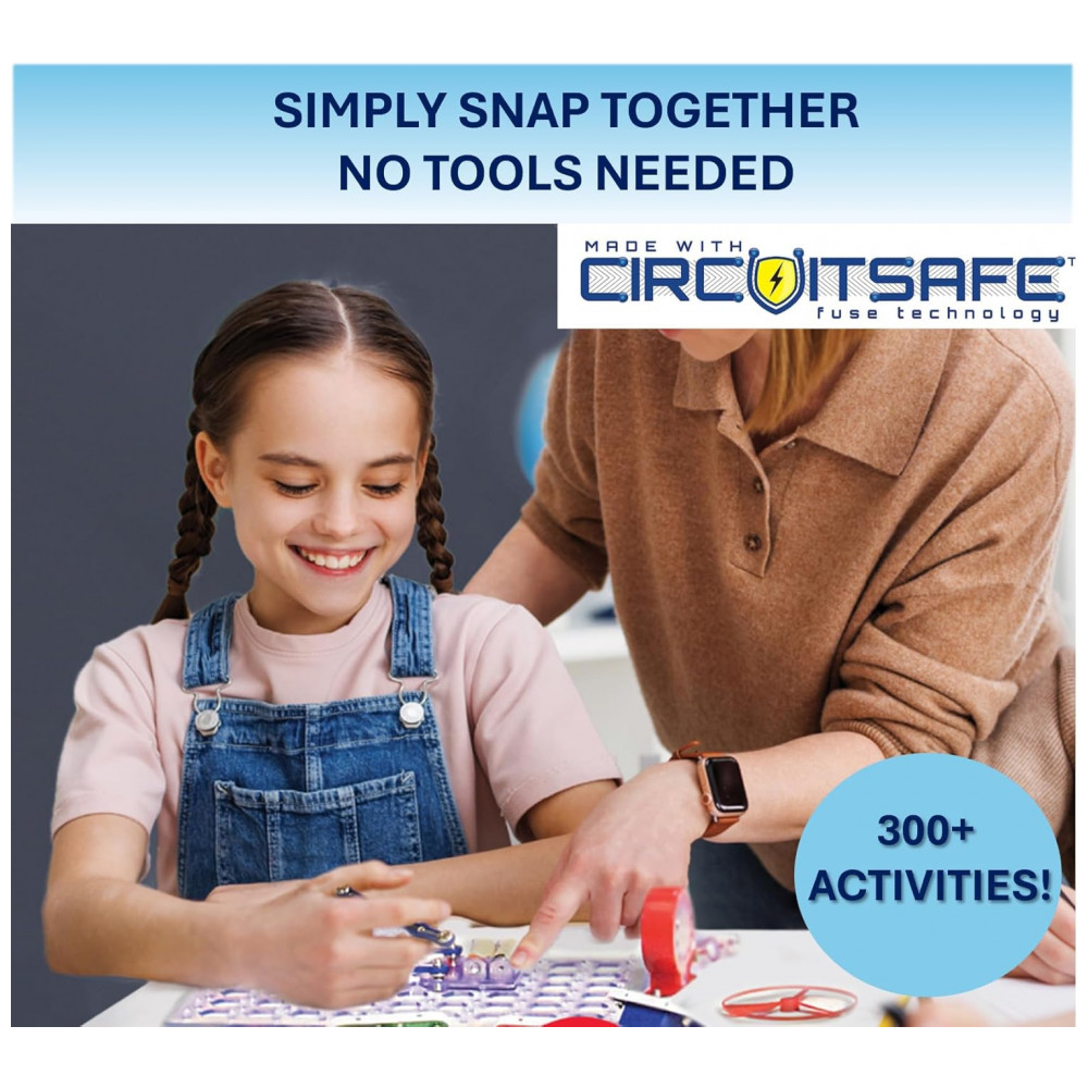 ECTQ4A3860000B_9-1.jpg - Snap Circuits SC-300 – Kit Educacional de Eletrônica com Mais de 300 Projetos para Crianças a Partir de 8 Anos