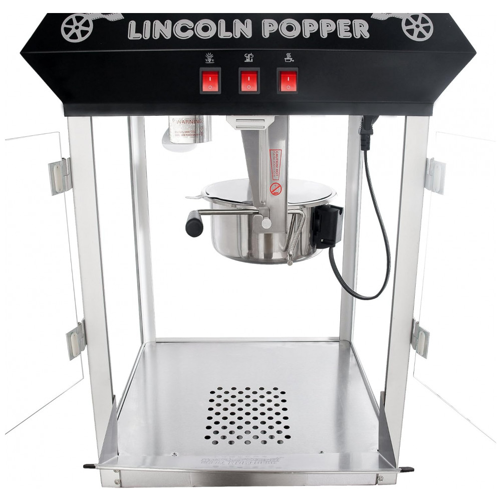 ECTQ4BACWQ000B_7.jpg - Pipoqueira Elétrica Retrô Produz até 8 Xícaras 860W 110v GREAT NORTHERN POPCORN COMPANY 6015 Lincoln Top Preto