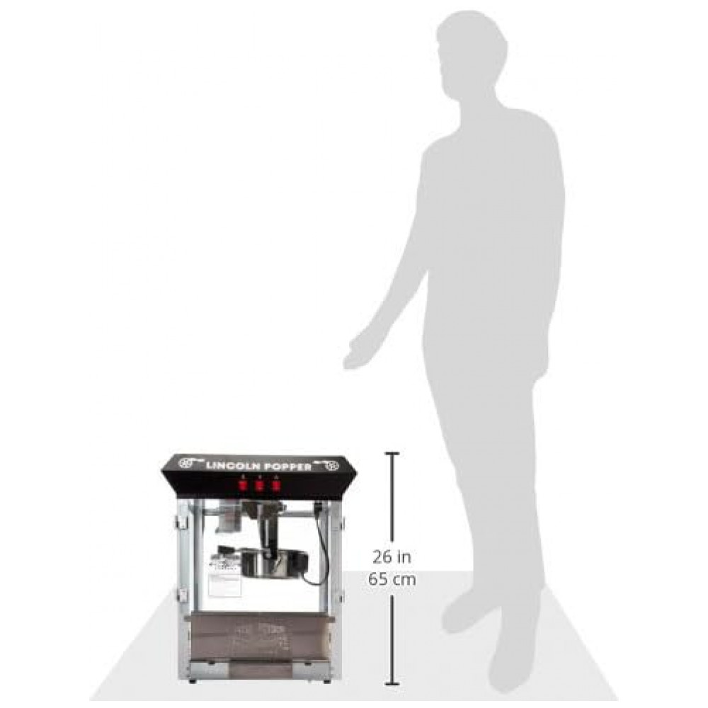 ECTQ4BACWQ000B_8.jpg - Pipoqueira Elétrica Retrô Produz até 8 Xícaras 860W 110v GREAT NORTHERN POPCORN COMPANY 6015 Lincoln Top Preto