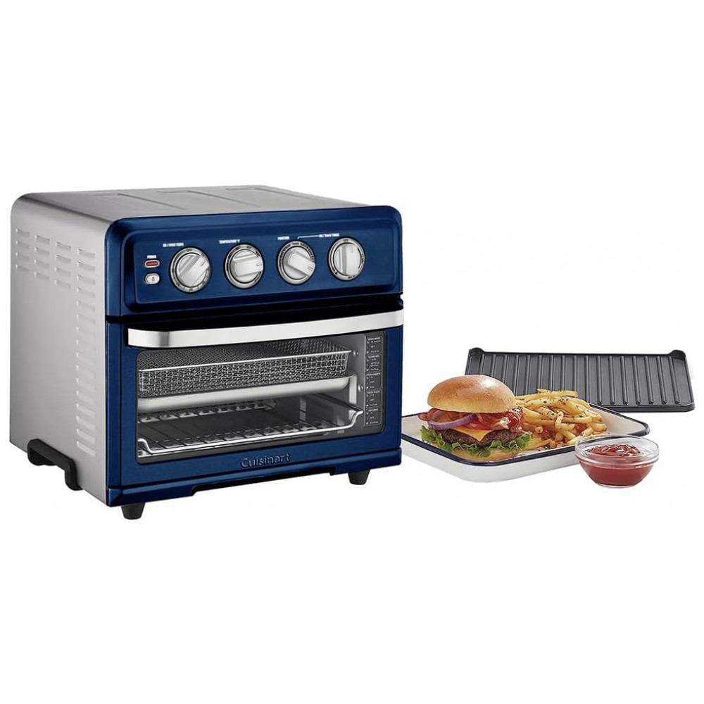 ECTQ4J7PQPPC0B_3-1.jpg - Forno Elétrico Air Fryer Cuisinart TOA-70NV 17L Azul, 8 Funções, Grill Reversível, 1800W, Timer 60min, Inox, Limpeza Fácil, 110V