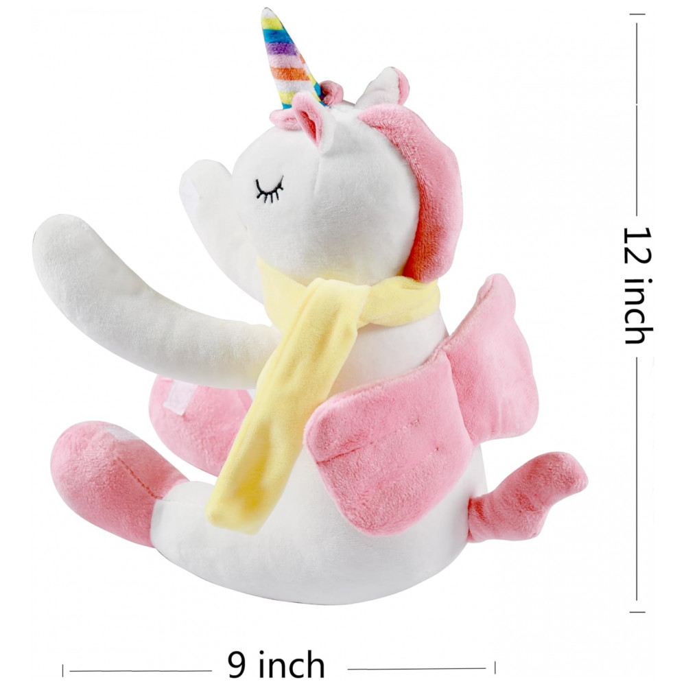 ECTQ4MTC29GC0B_3-1.jpg - Topo de Árvore de Natal Unicórnio, Decorações Únicas de Natal, Bichinho de Pelúcia Unicórnio, Decoração de Quarto para Meninas, Hongsome