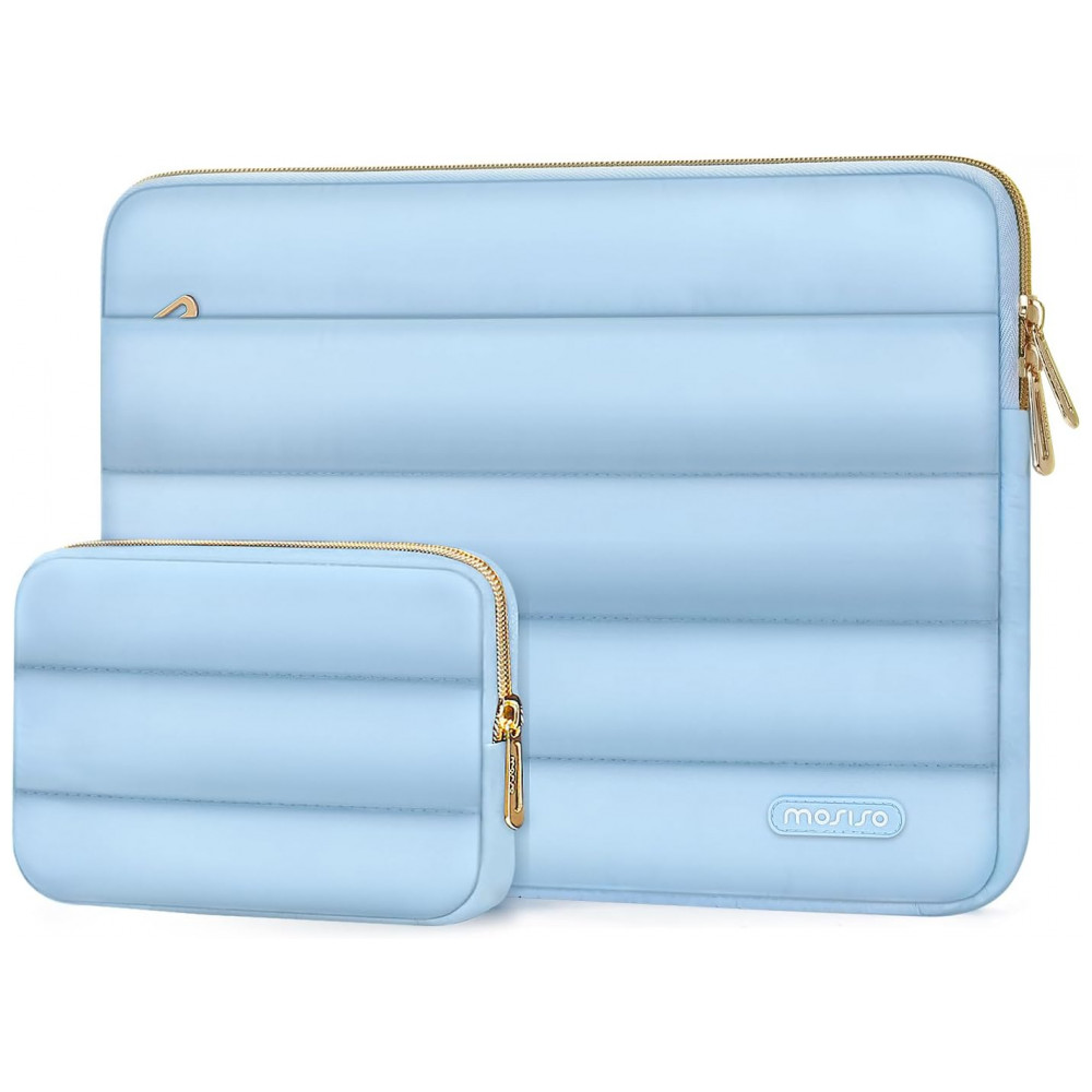 ECTQ4XJB4VQF0B_0-1.jpg - Case para Notebook 15 a 16 polegadas MOSISO Air Blue Capa Puffy Poliéster Bolsa Horizontal Estojo Compatível MacBook HP Dell ASUS Acer Lenovo