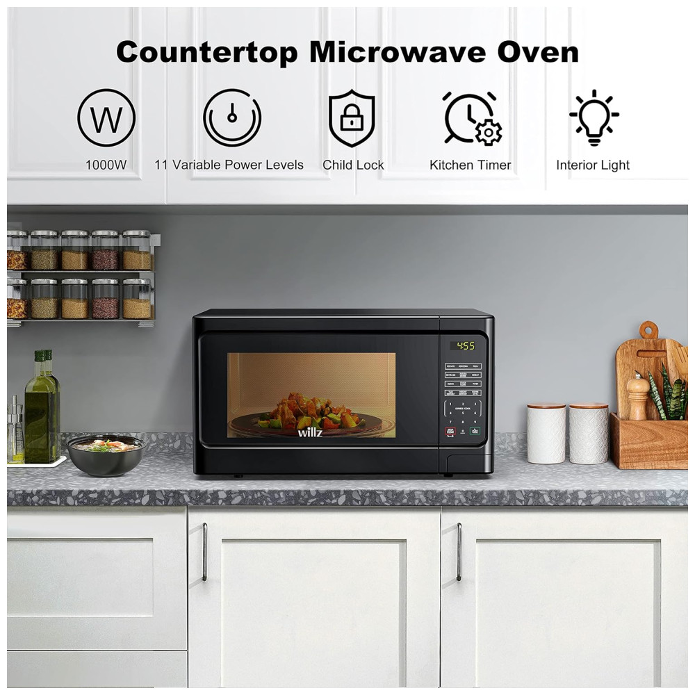 ECTQ53DLT1F70B_1-1.jpg - Micro ondas Willz WLCMS311BK 10 de Bancada 31 Litros Multifuncional de Aço Inoxidável 110V 1000W Preto