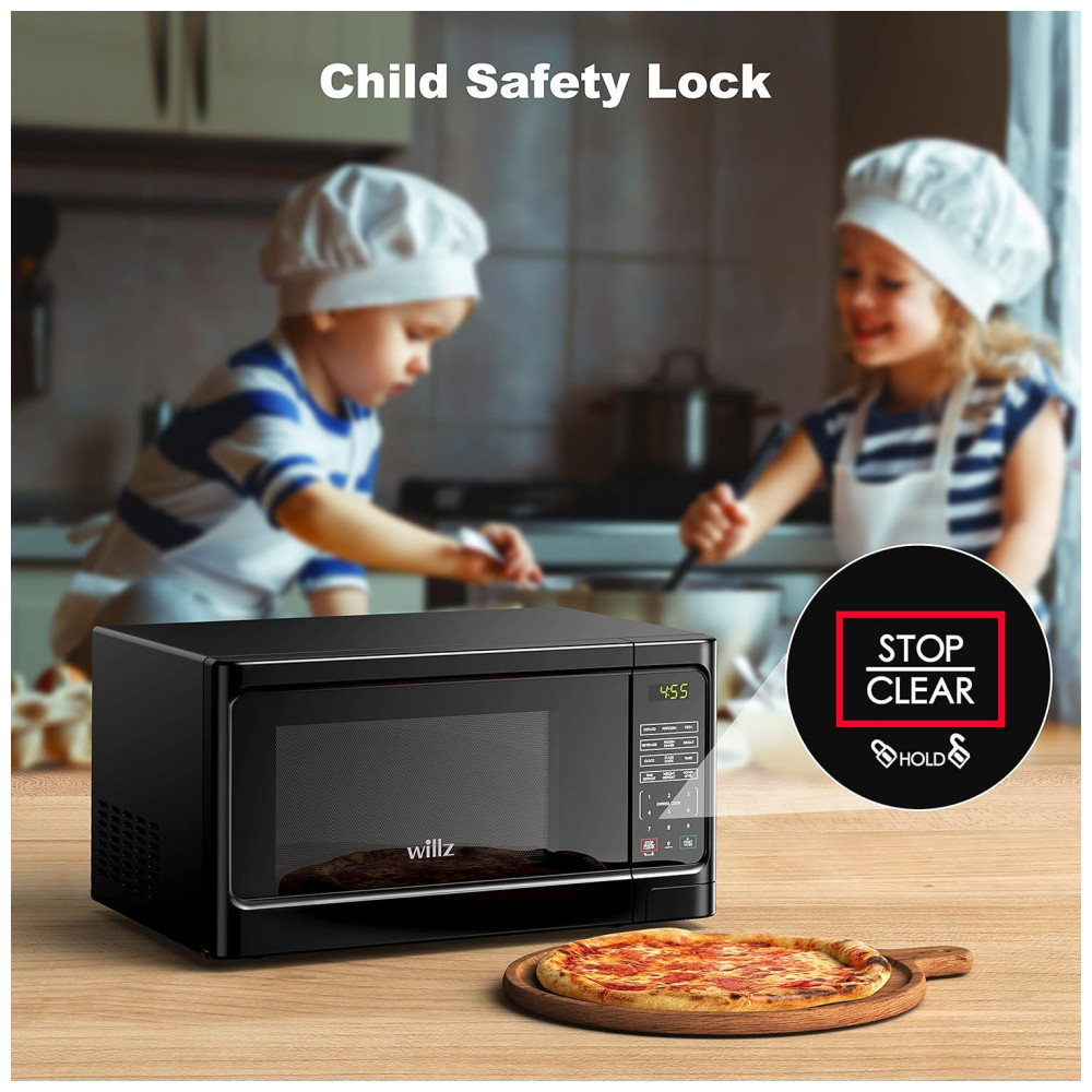 ECTQ53DLT1F70B_4-1.jpg - Micro ondas Willz WLCMS311BK 10 de Bancada 31 Litros Multifuncional de Aço Inoxidável 110V 1000W Preto