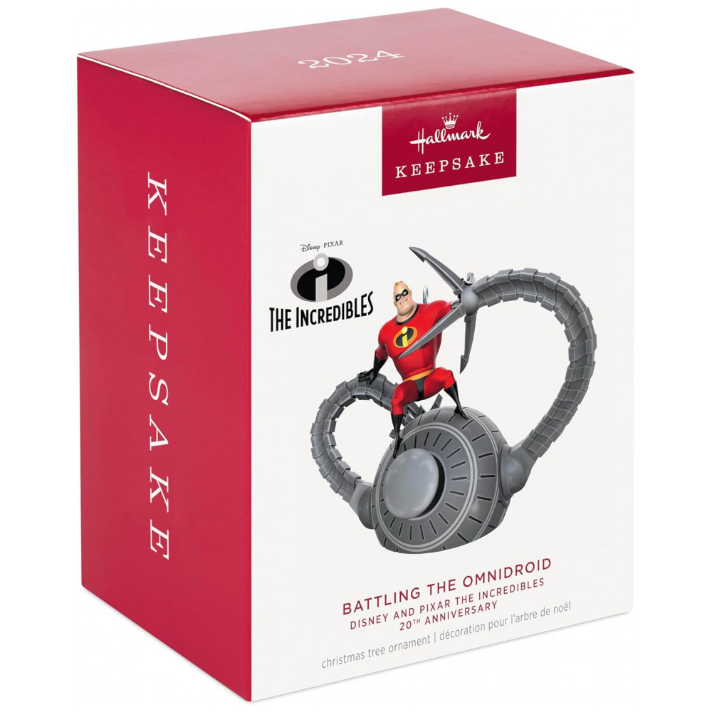 ECTQ56FQH9XC0B_2-1.jpg - Enfeite de Natal Hallmark Keepsake Disney Pixar Os Incríveis, Mr. Incrível na Batalha, Plástico, 7,7x10,2x5,2 cm
