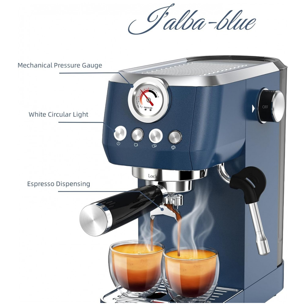 ECTQ56HRM2GF0B_1-1.jpg - Máquina de Espresso 20 Bar, Vaporizador Profissional, Manômetro Colorido, 1,45L, MAttinata, Inox, Azul, 110V