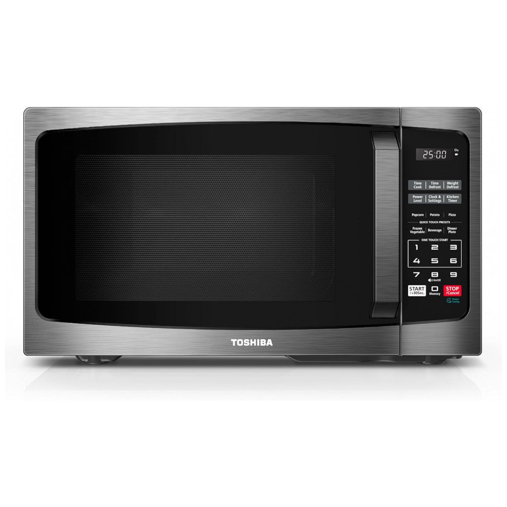 ECTQ57CGPQPD0B_0-1.jpg - Micro-ondas TOSHIBA MLEM09PABS com 6 Menus Automáticos, Trava de Segurança Infantil e Iluminação LED, Ideal para Apartamentos, 25,5 Litros,
