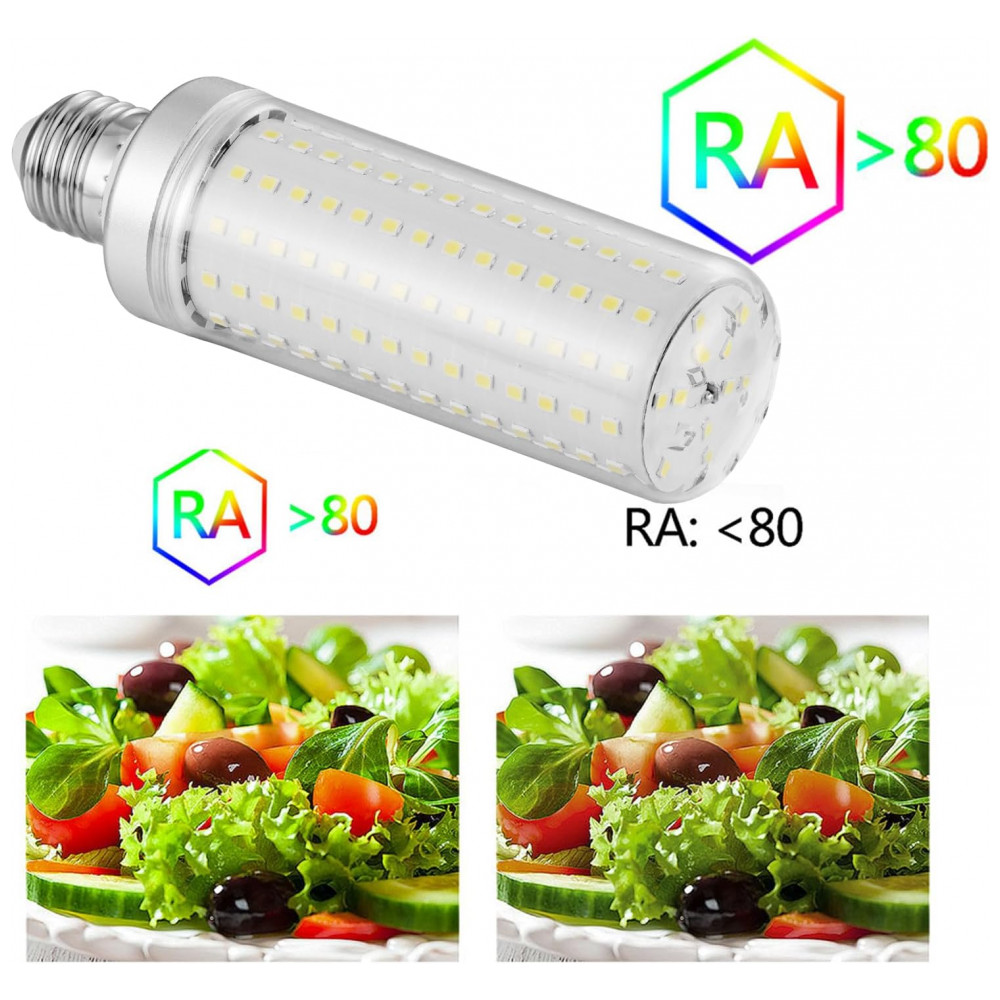 ECTQ5BFWC1RC0B_2-1.jpg - Lâmpadas LED RA RAYHOO 18W 2800 Lumens 3000K Branco Quente E26/E27, Equivalente 120-180W, Ultra Brilhante, Não Dimável, Kit 2 Unidades
