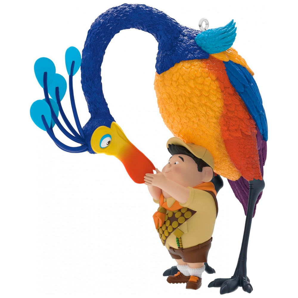 ECTQ5H42B3RD0B_0-1.jpg - Ornamento Hallmark Keepsake Natal 2025 Disney/Pixar Up Friends of a Feather, Decoração Charmosa para Fãs Disney