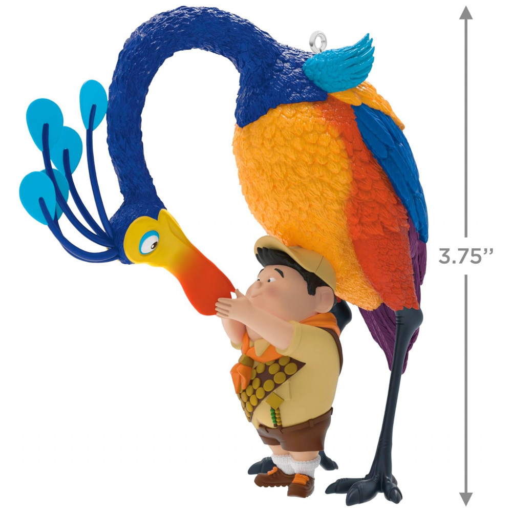 ECTQ5H42B3RD0B_3-1.jpg - Ornamento Hallmark Keepsake Natal 2025 Disney/Pixar Up Friends of a Feather, Decoração Charmosa para Fãs Disney