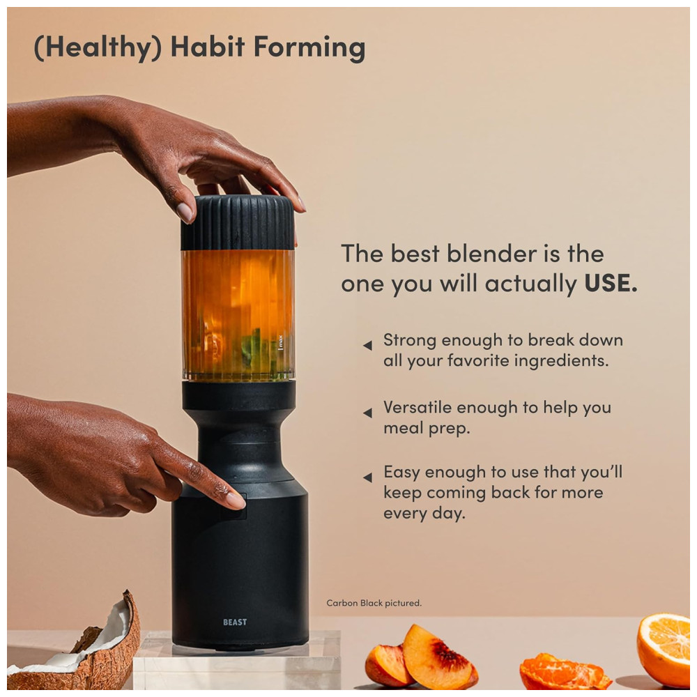 ECTQ5NXF5LQC0B_3-1.jpg - Mini Liquidificador para Vitaminas 640mL com Desligamento Automático e Acessórios 110V 600W BEAST Preto