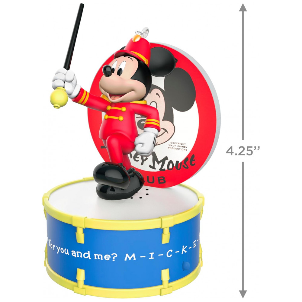 ECTQ5PDS73RD0B_3-1.jpg - Enfeite Natalino Hallmark Keepsake 2025 Disney The Mickey Mouse Club 70 Anos de Música e Diversão, Plástico, 6,4 x 10,8 x 6,4 cm