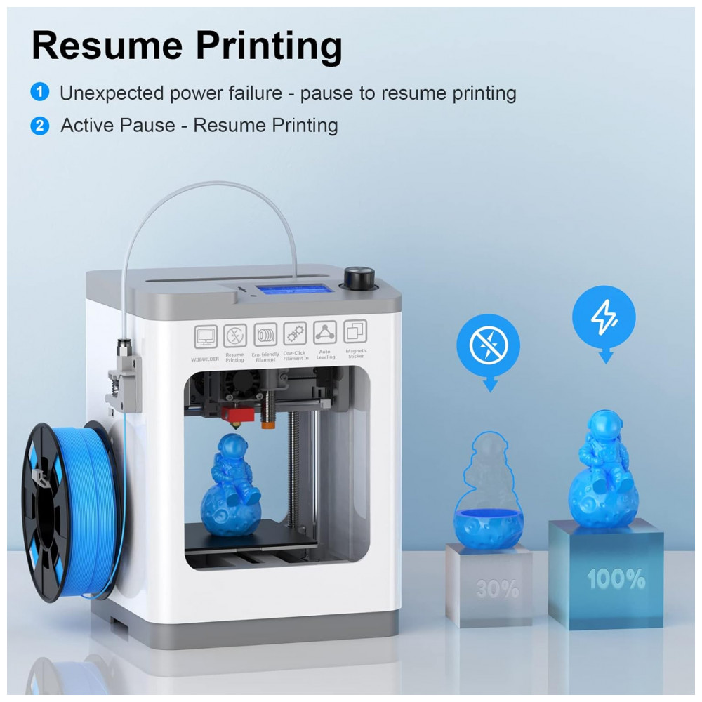 ECTQ5RCZJ2BF0B_4-1.jpg - Impressora 3D Entina Tina2 Basic Montagem Completa e Nivelamento Automático Ideal para Iniciantes e Crianças Plataforma Magnética Removível Impres