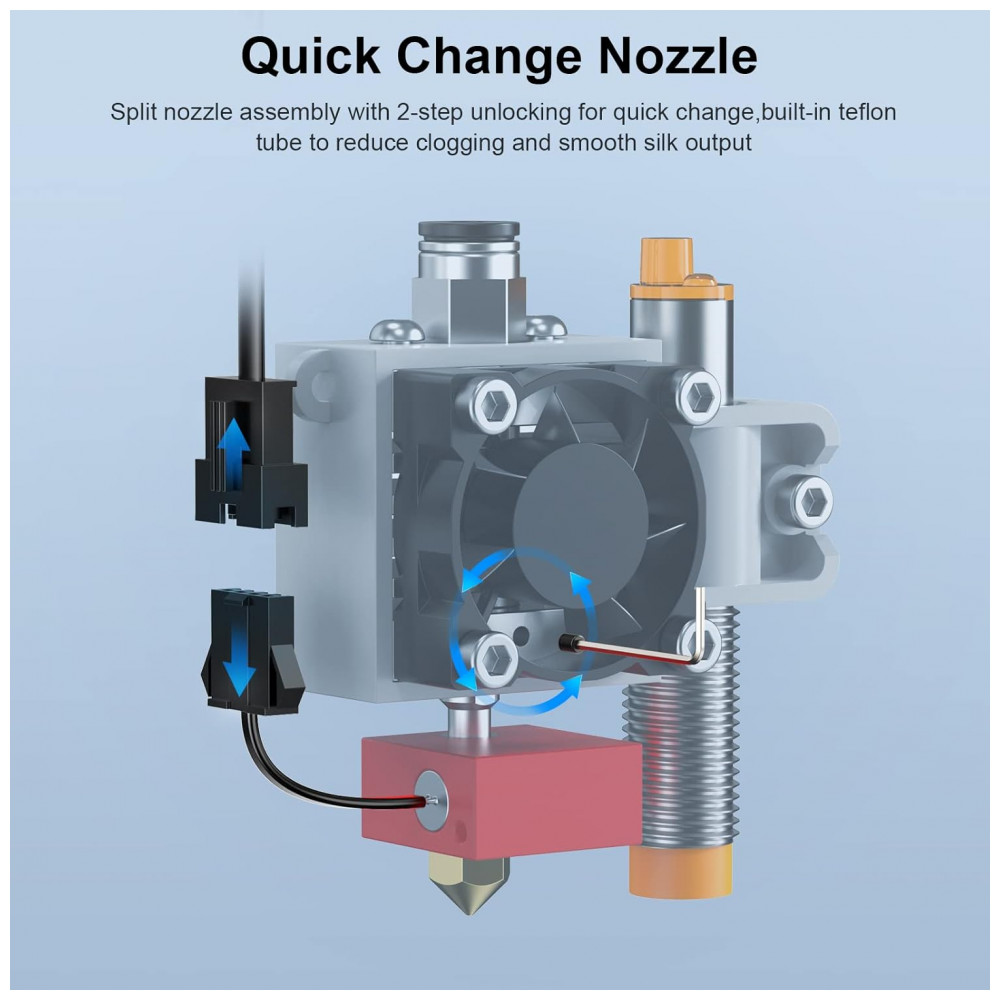 ECTQ5RCZJ2BF0B_6-1.jpg - Impressora 3D Entina Tina2 Basic Montagem Completa e Nivelamento Automático Ideal para Iniciantes e Crianças Plataforma Magnética Removível Impres