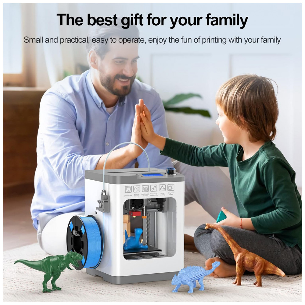 ECTQ5RCZJ2BF0B_7-1.jpg - Impressora 3D Entina Tina2 Basic Montagem Completa e Nivelamento Automático Ideal para Iniciantes e Crianças Plataforma Magnética Removível Impres