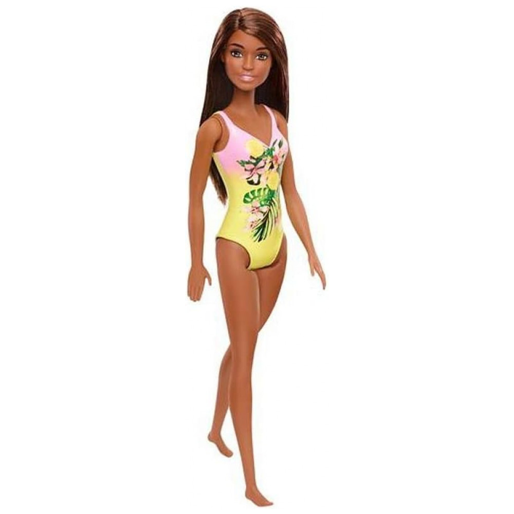 Brunette Pronta para a Diversão na Praia, BARBIE GHW39, Rosa