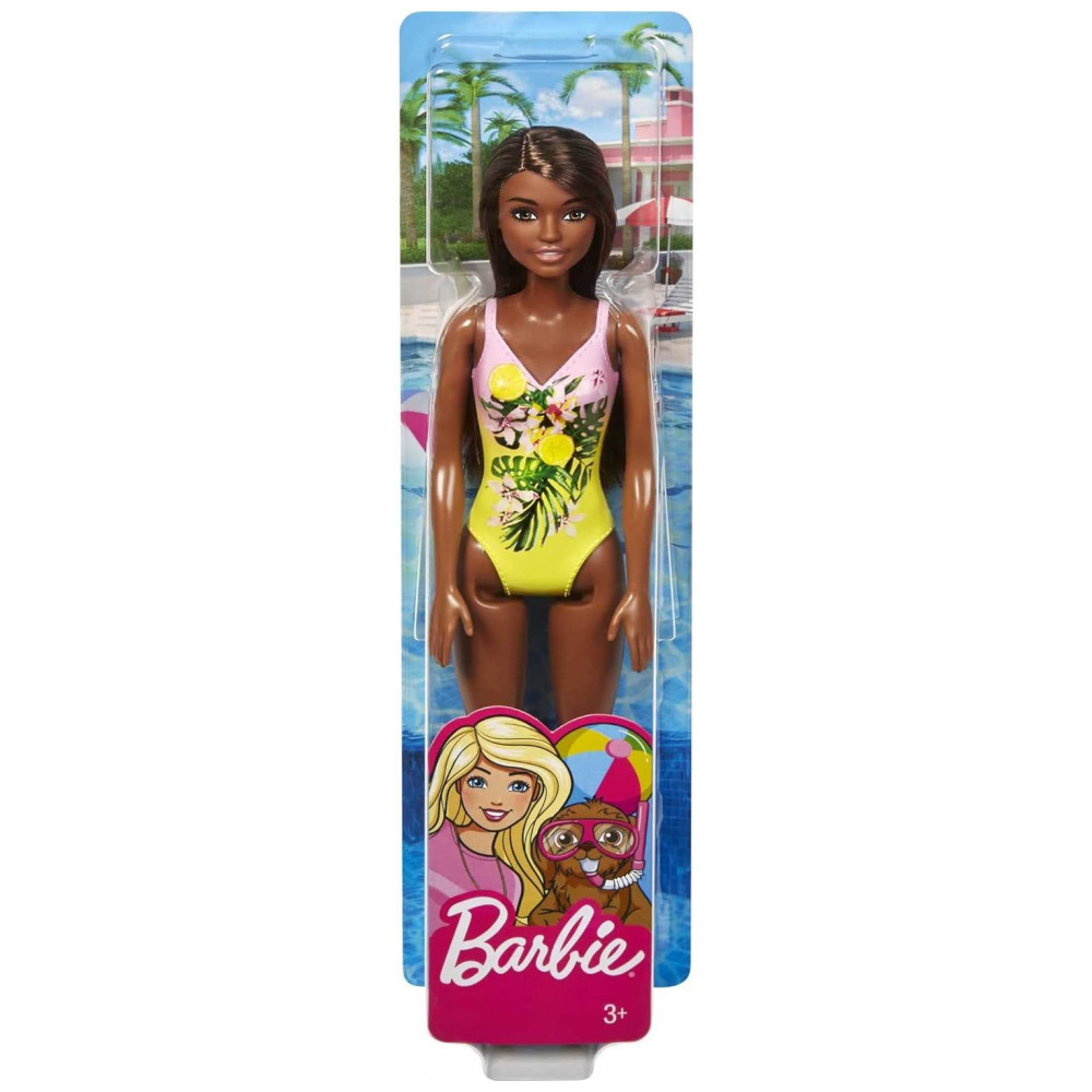 Brunette Pronta para a Diversão na Praia, BARBIE GHW39, Rosa - Imagem 6