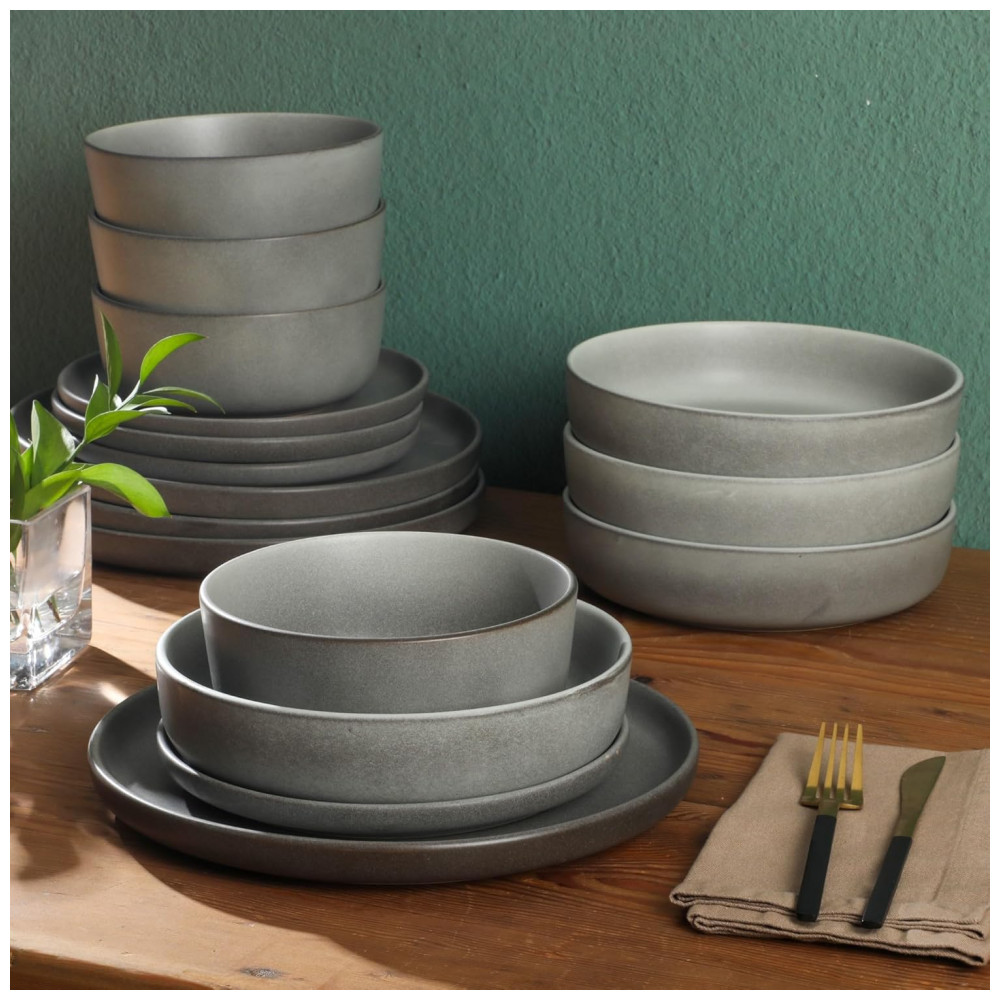 ECTQ5Z2YVLND0B_2-1.jpg - Conjunto de Jantar em Cerâmica de Pedra Estonada Gibson Elite Pasco 16 Peças Serviço para 4 Pessoas Cinza