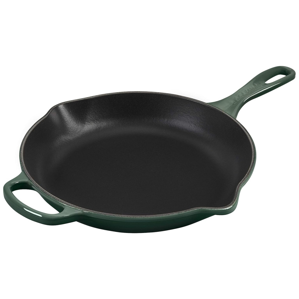 ECTQ623XH7X80B_4-1.jpg - Conjunto de Panelas e Frigideiras Antiaderentes de Ferro Fundido Esmaltado 5 Peças LE CREUSET MS1605 795SS Verde Claro
