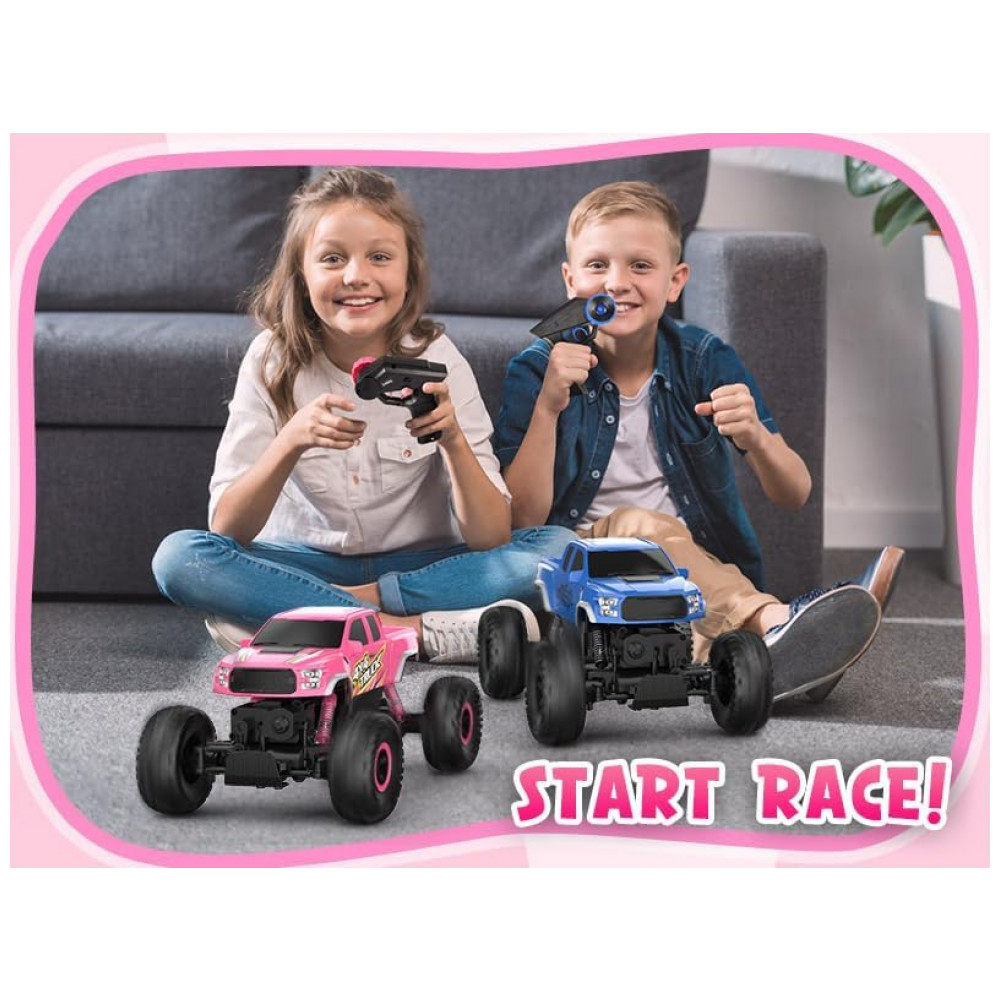 ECTQ65ZKXLBB0B_5-1.jpg - Carrinho de Controle Remoto Double E Raptor F150 4WD com 2 Motores - DOUBLE E